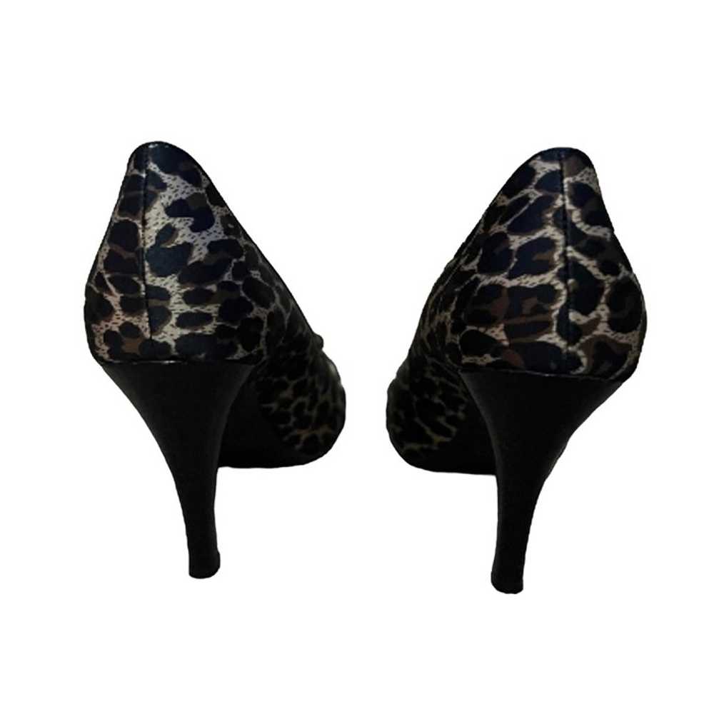 Platinum BP Animal Print Peep Toe Stiletto Pumps … - image 7