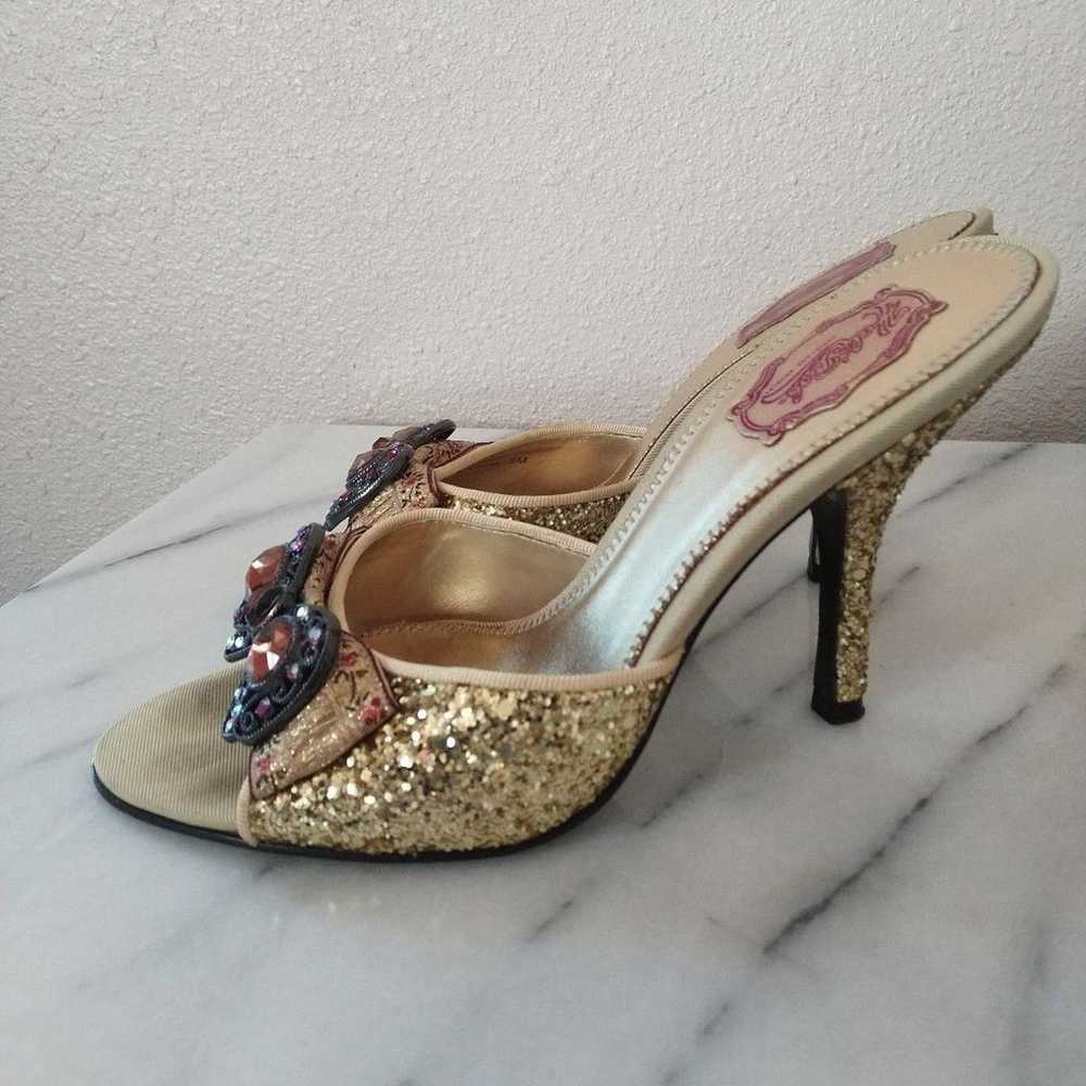 Vintage gold heels - image 4