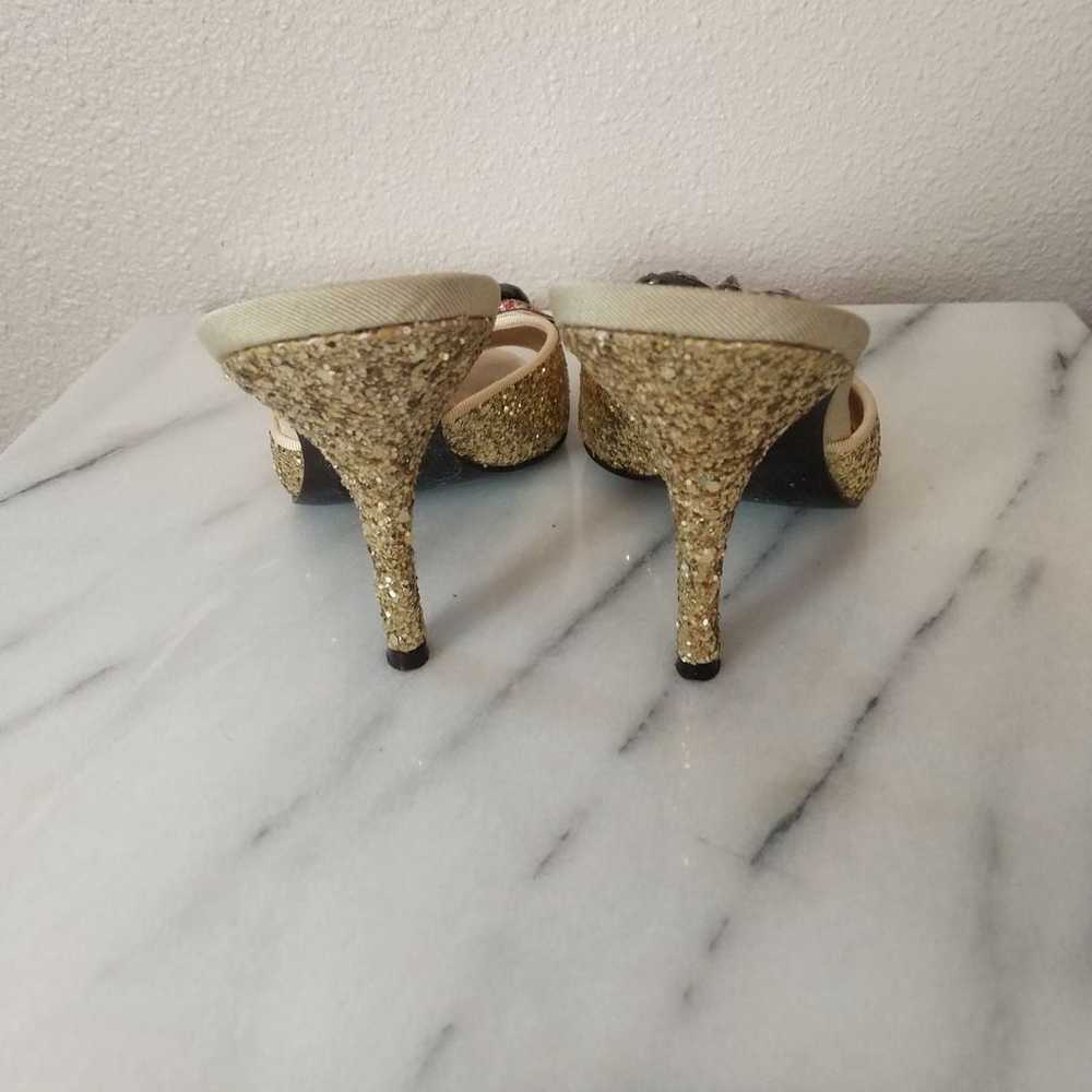 Vintage gold heels - image 6