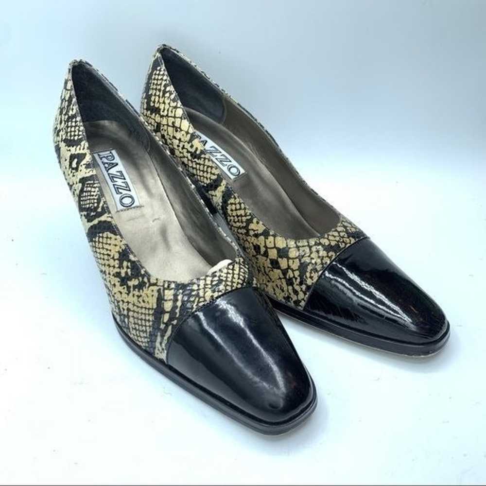 Pazzo Black Multi vintage Pumps - image 1