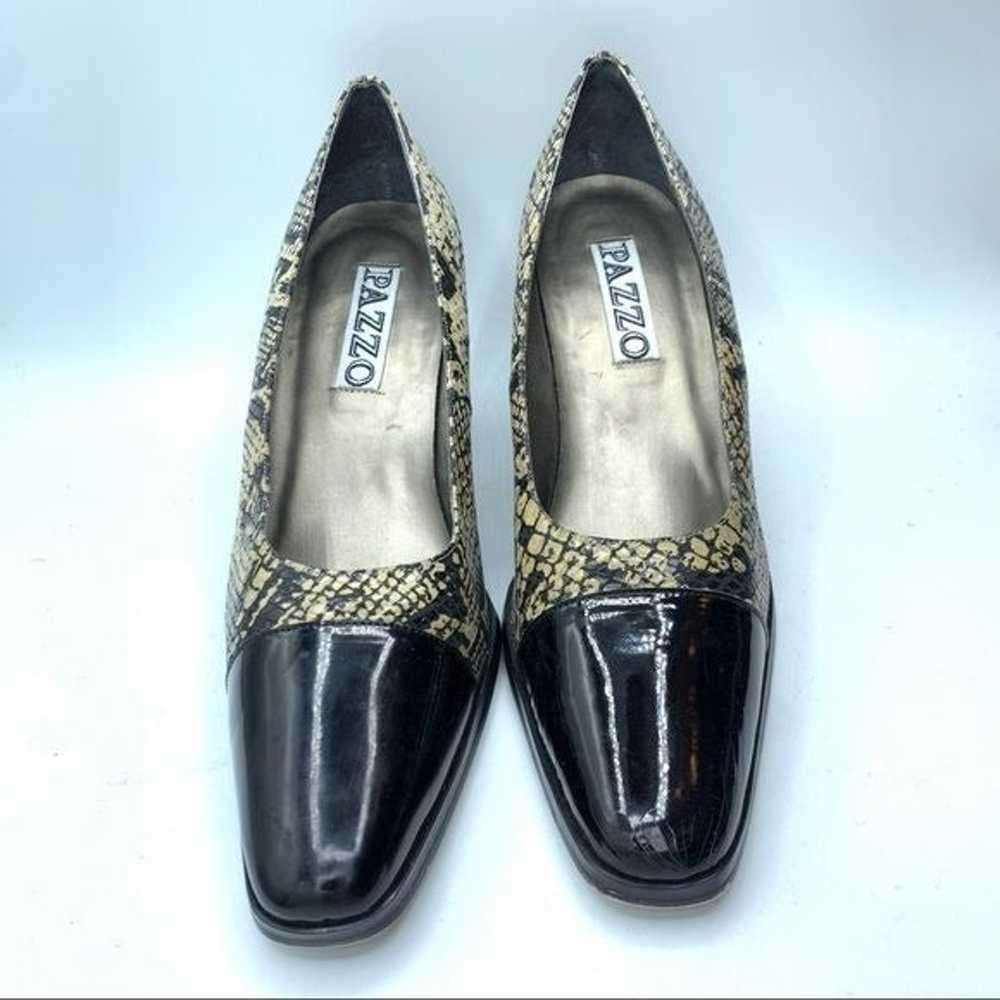 Pazzo Black Multi vintage Pumps - image 2