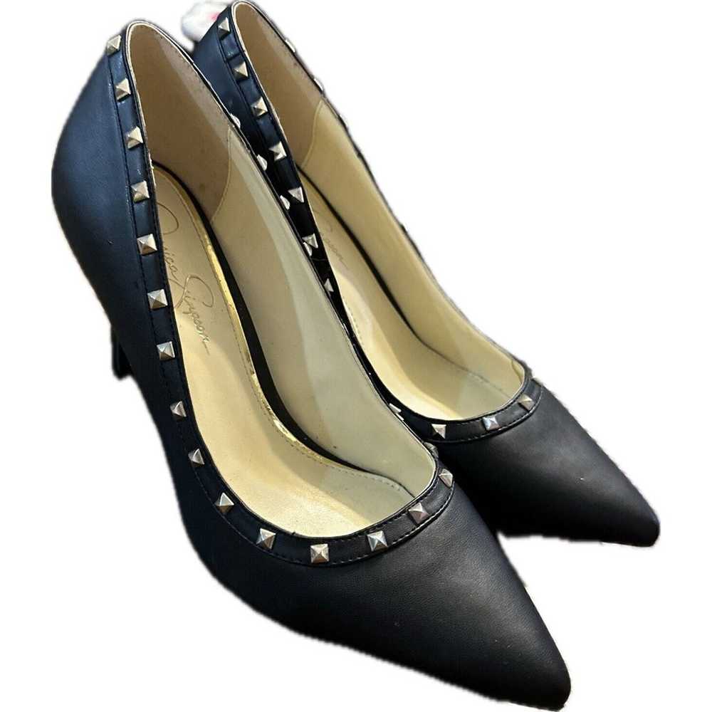 jessica simpson Studded heels Pumps size 10 Stile… - image 1