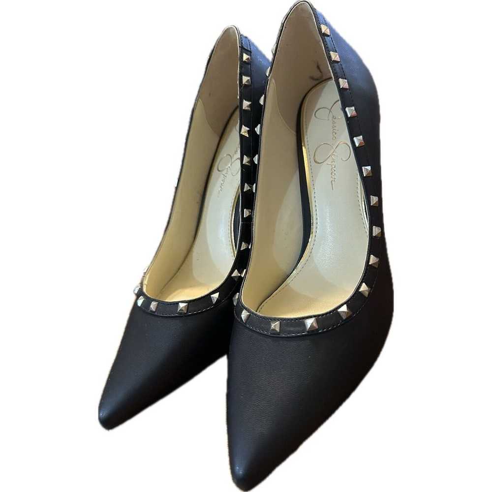 jessica simpson Studded heels Pumps size 10 Stile… - image 4