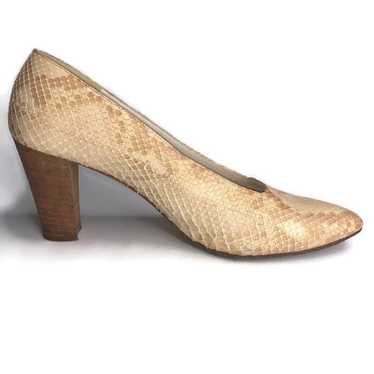 Stuart Weitzman Reptile Skin Heels 6.5