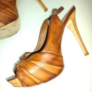 Aldo Brown Leather Heels