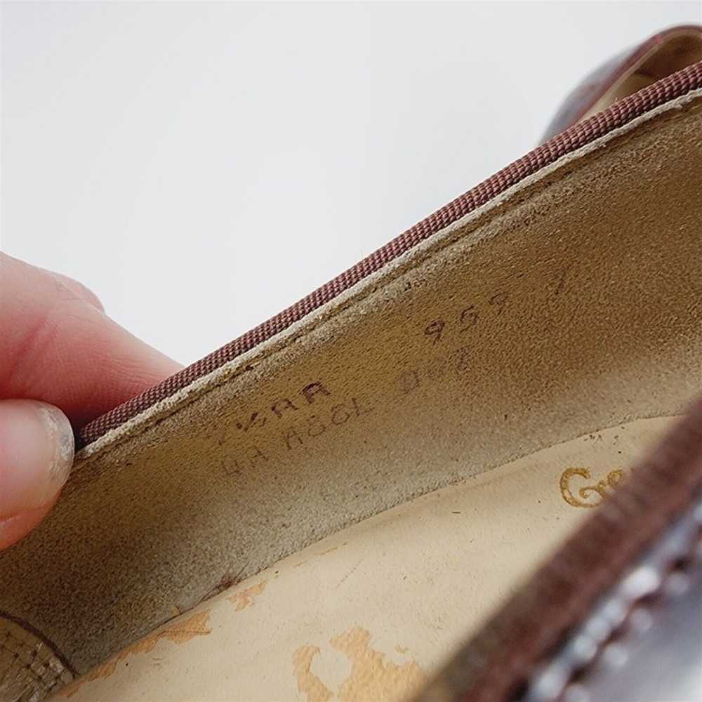 Vintage Foot Flairs Brown Alligator Leather Kitte… - image 6