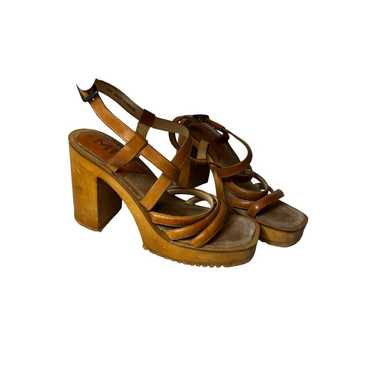 MIA Vintage Y2K Strappy Platform Heels