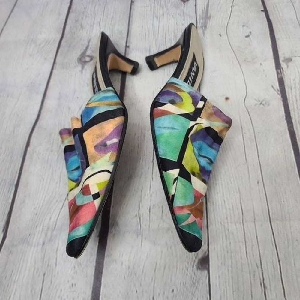 Vintage 80s 90s Vaneli Lip Pop Art Heels - image 12