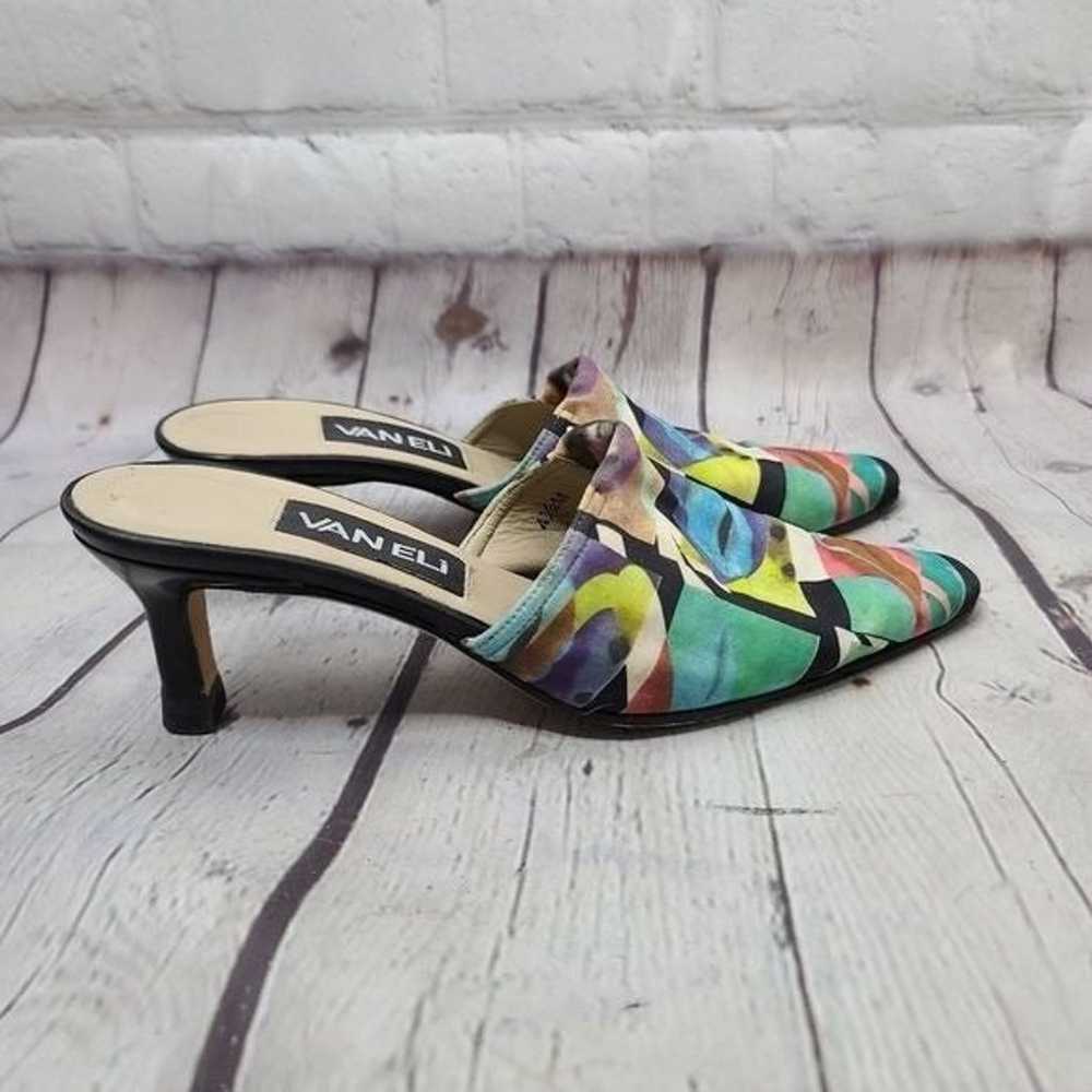 Vintage 80s 90s Vaneli Lip Pop Art Heels - image 2