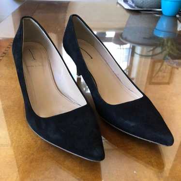 J.Crew Black velvet heels