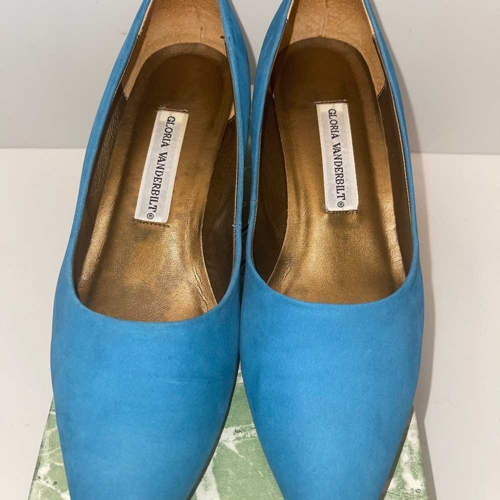 Vintage Gloria Vanderbilt Womens Size 8.5 Teal Nu… - image 2