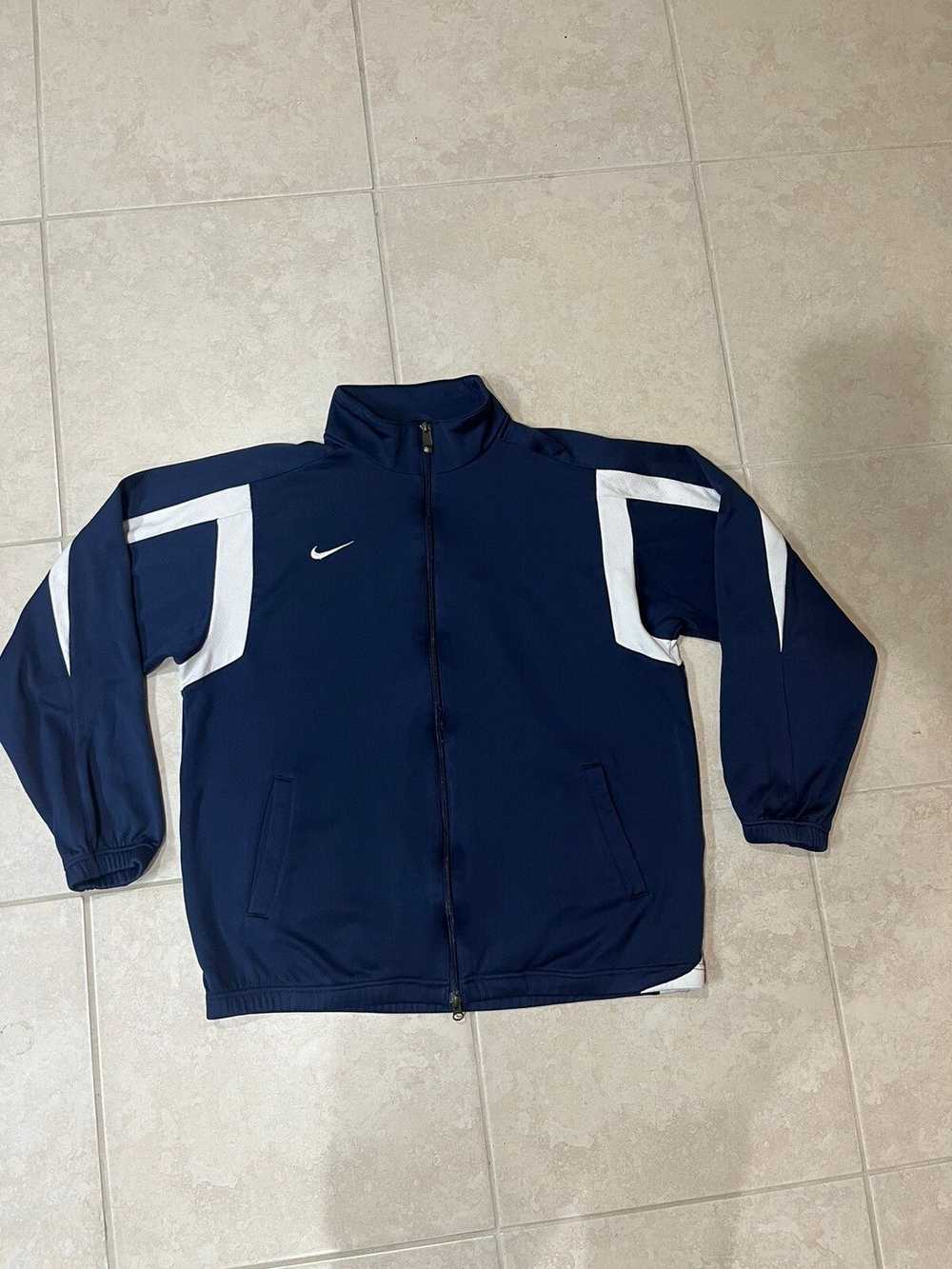 Nike × Streetwear × Vintage Nike Dri-Fit Navy Lig… - image 1