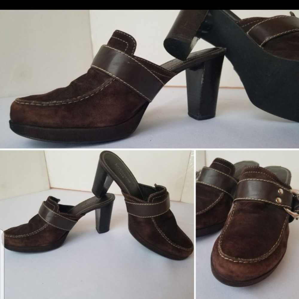 Vintage Liz Claiborne Suede Heels - image 8