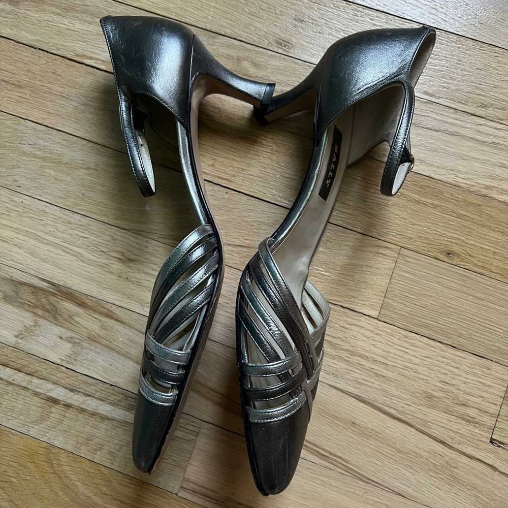 Bally silver grey pointed toe heels - image 3