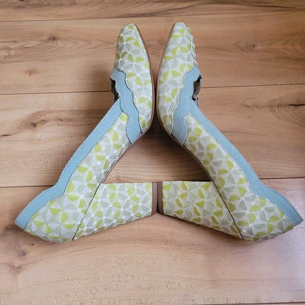 Ruby Shoo Savannah Pattern Green Pistachio Heeled… - image 5