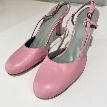 Vintage Bcbg Paris soft pink round toe size:10B - image 1