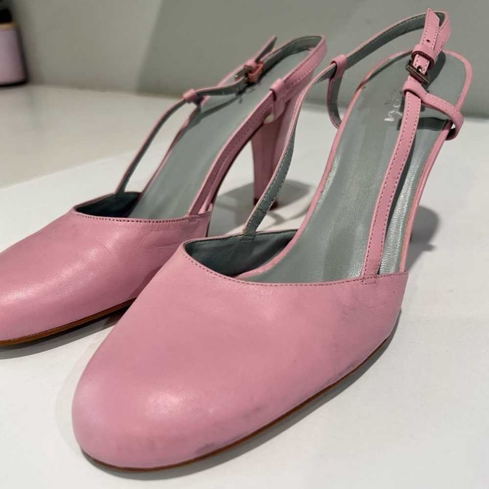 Vintage Bcbg Paris soft pink round toe size:10B - image 2