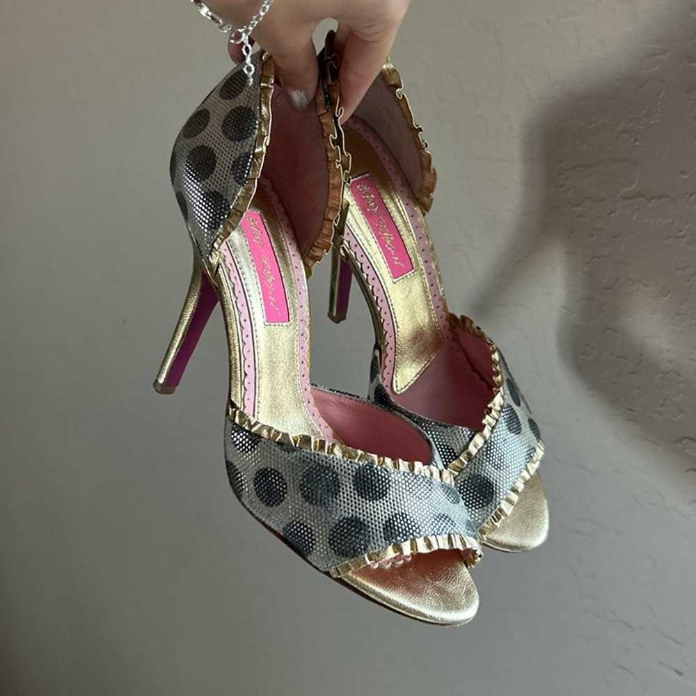 vintage y2k betsey johnson heels - image 1