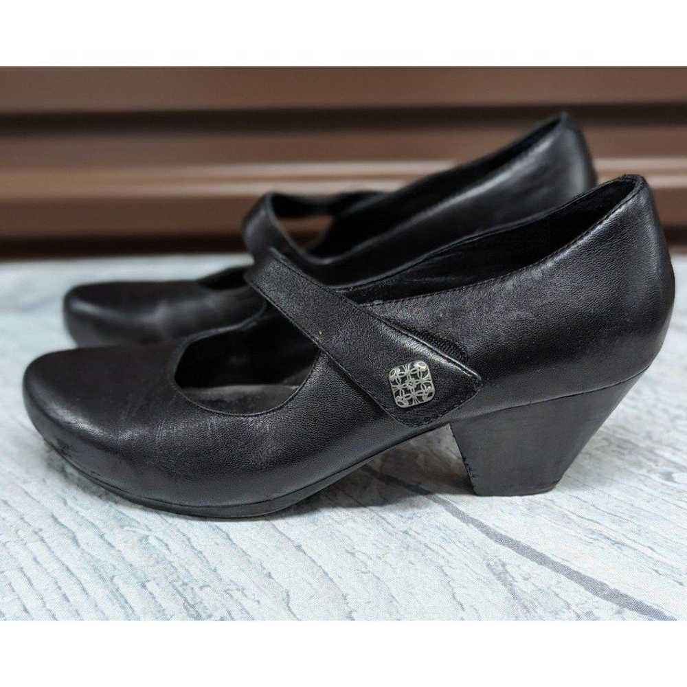 Vintage Dansko Size 38 Black Leather Mary Jane Pu… - image 3