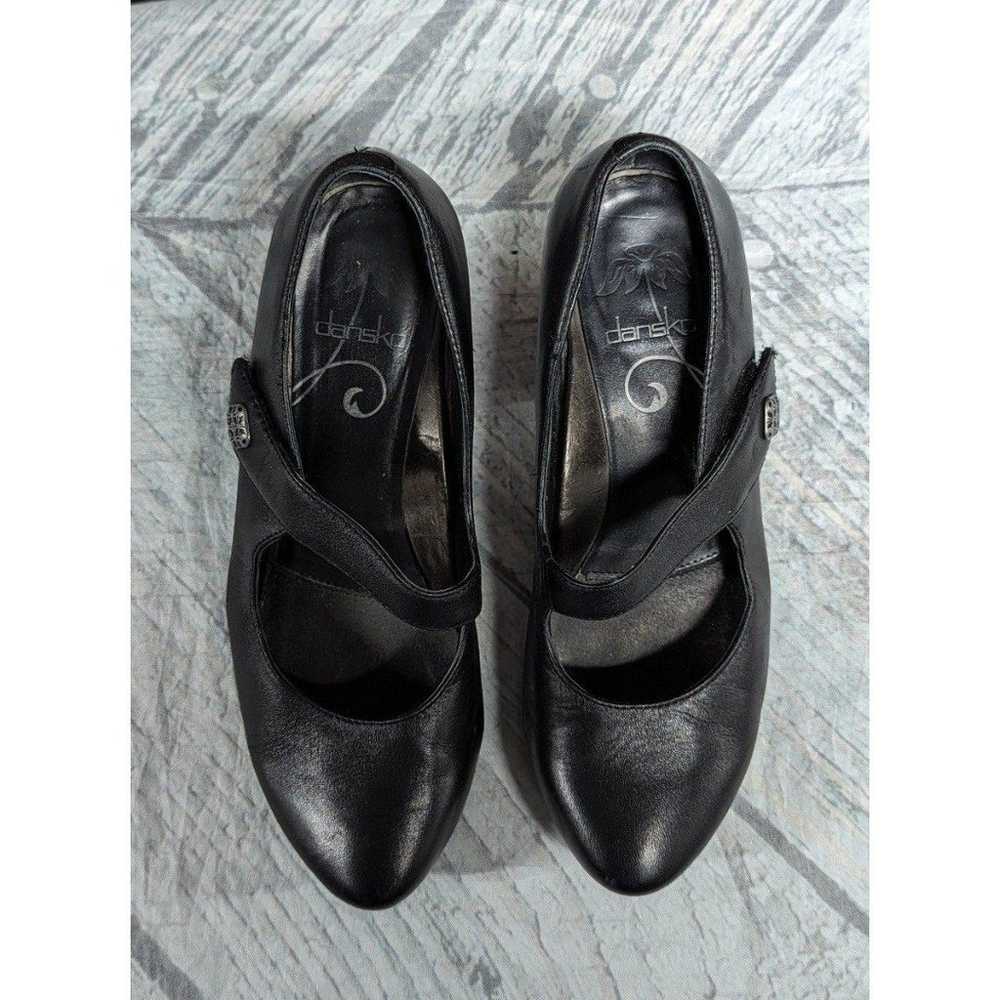 Vintage Dansko Size 38 Black Leather Mary Jane Pu… - image 6