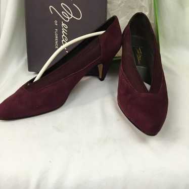 1980's Sesto Meucci Suede Pumps