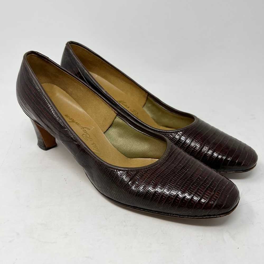 Vintage Miss Baynhams Woman’s Shoes sz 8 ½ AAA He… - image 1