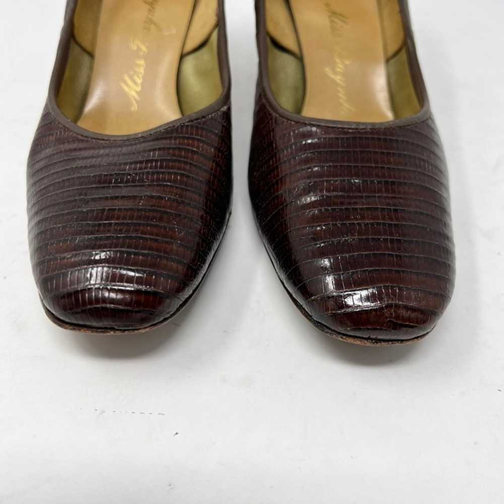 Vintage Miss Baynhams Woman’s Shoes sz 8 ½ AAA He… - image 5