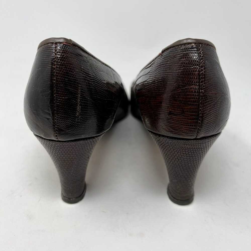 Vintage Miss Baynhams Woman’s Shoes sz 8 ½ AAA He… - image 7