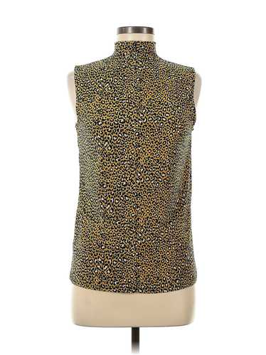 Anne Klein Women Gold Sleeveless Top M