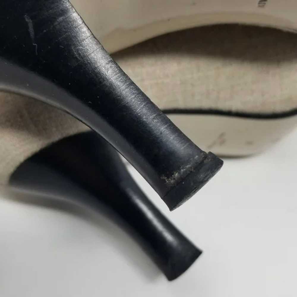 Vintage Walter Steiger Handmade Fabric Pump Size … - image 12