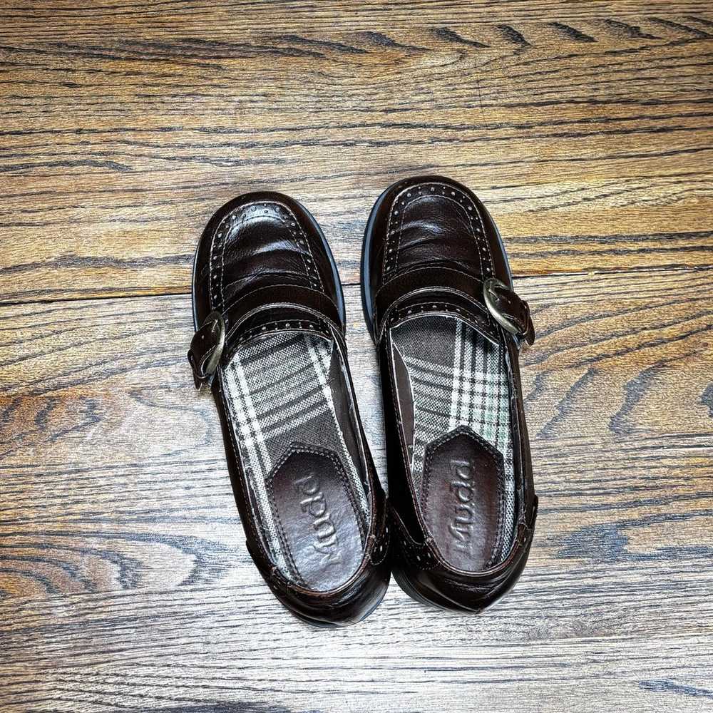 Vintage MUDD Eadall Chunky Brown Platform Loafers… - image 6