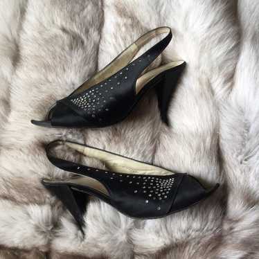 Charles Jourdan Black Vintage Heals - image 1