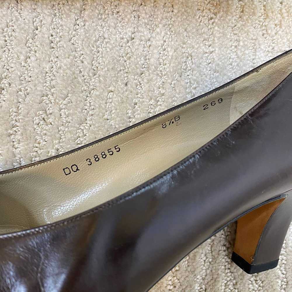 Salvatore Ferragamo Vintage Leather Pump - image 6