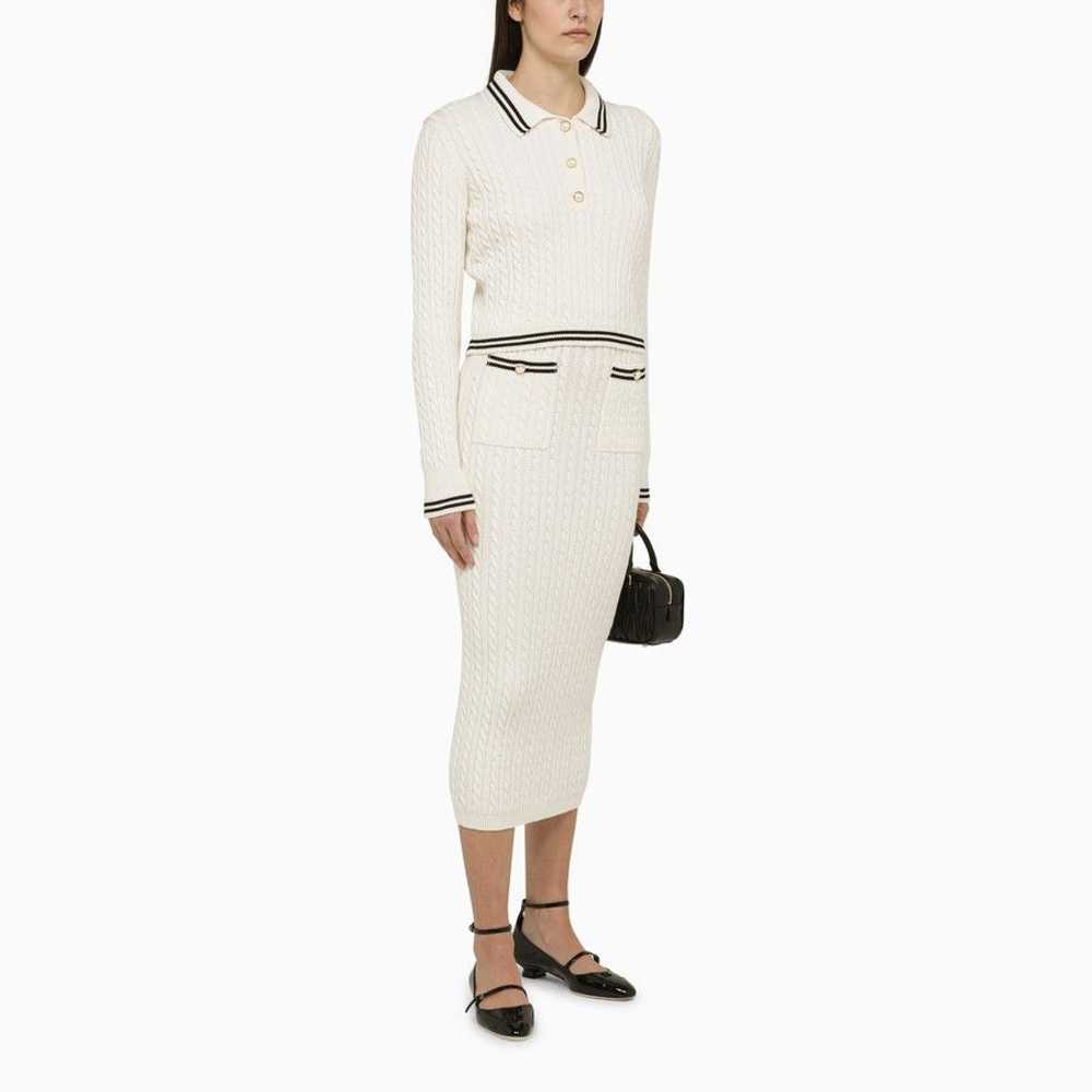 Alessandra Rich o1d2blof0724 Midi Skirts in White - image 2