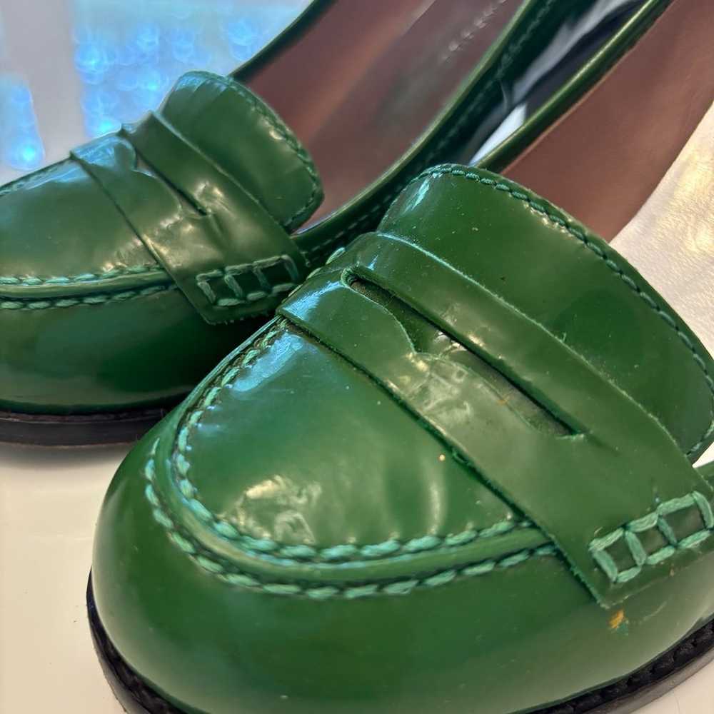 Marc Jacobs Green Patent Leather size 39 heels - image 3