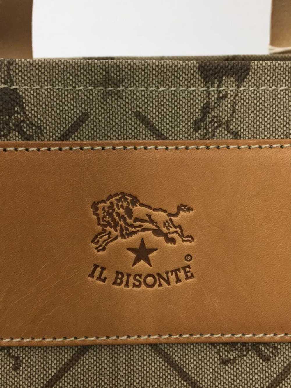 Il Bisonte Logo Monogram Tote Bag/Leather/Gry/Mad… - image 5