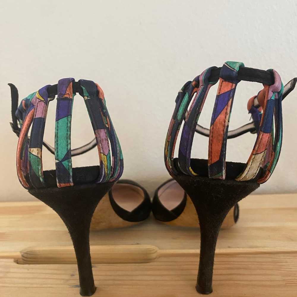 Emilio Pucci Womens Suede Stiletto Heels Vintage - image 7