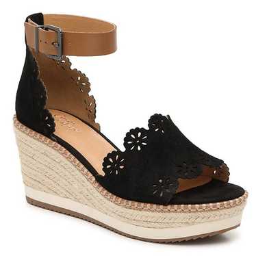 Crown Vintage Black Dunja Wedge Sandal