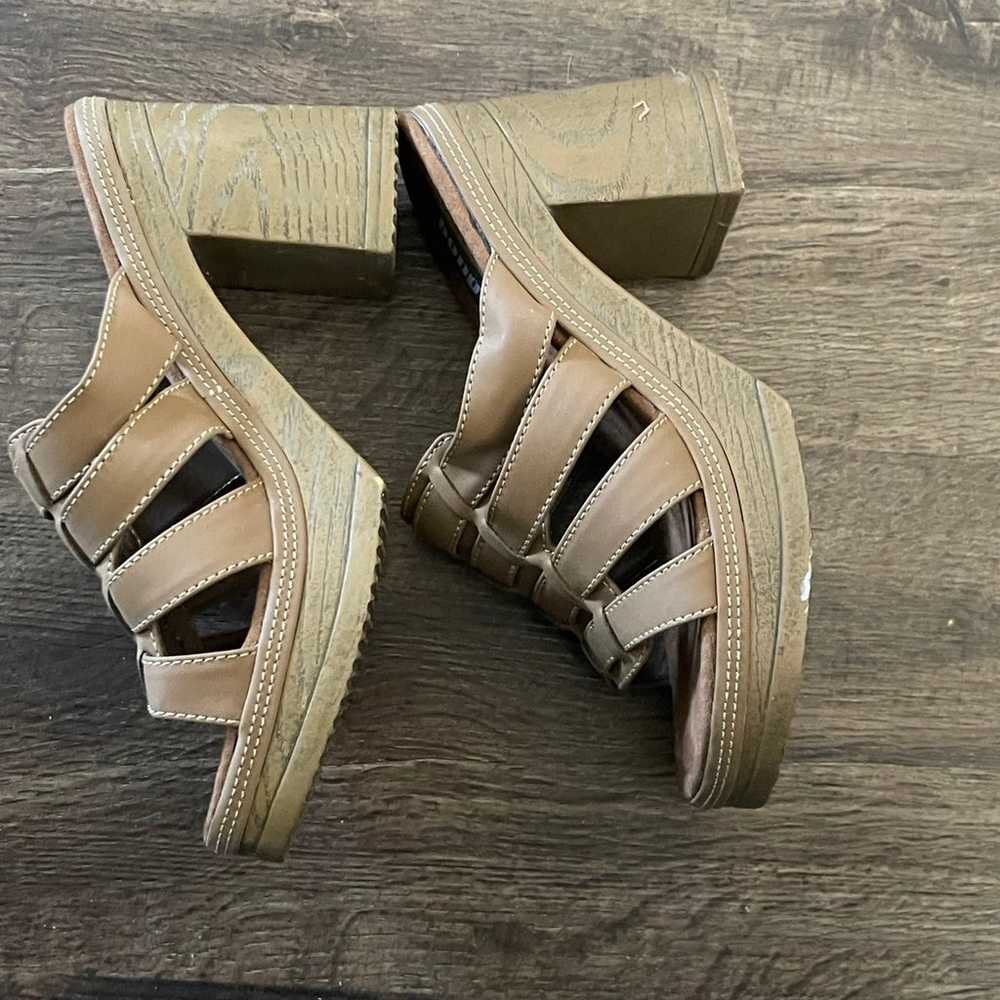 Y2K Vintage 90s BONGO Chunky Platform Heels Size 9 - image 5