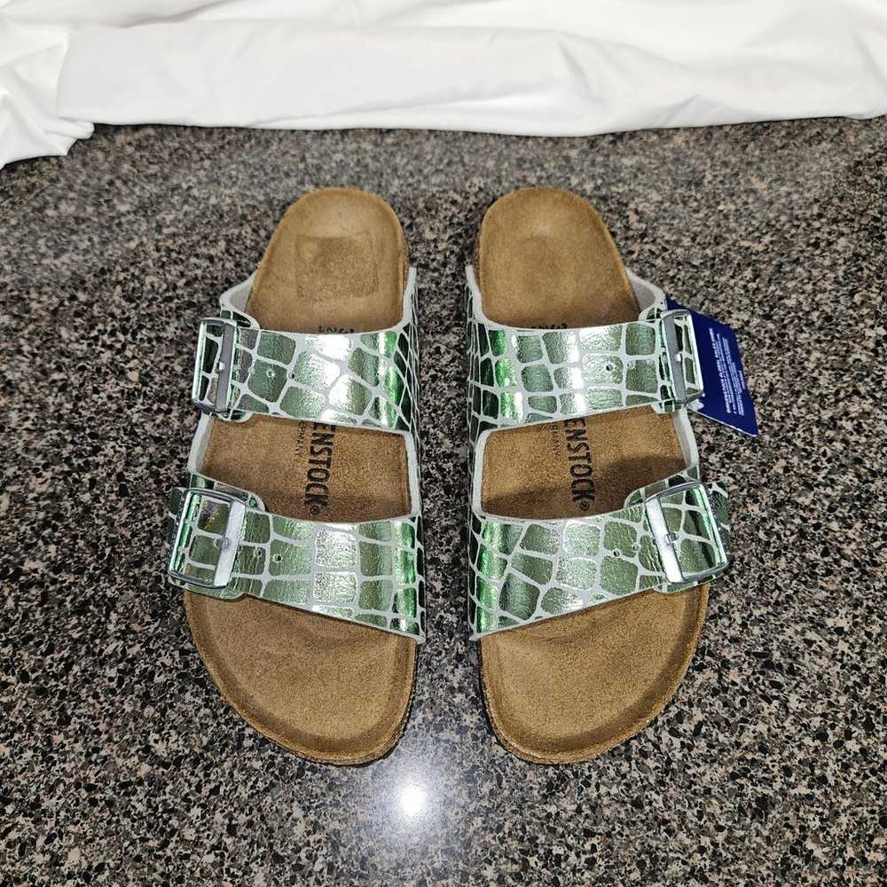 Birkenstock Arizona Gator Gleam sandals - image 2