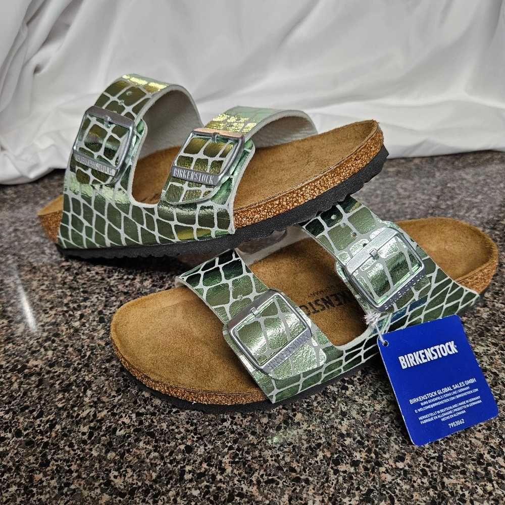 Birkenstock Arizona Gator Gleam sandals - image 3