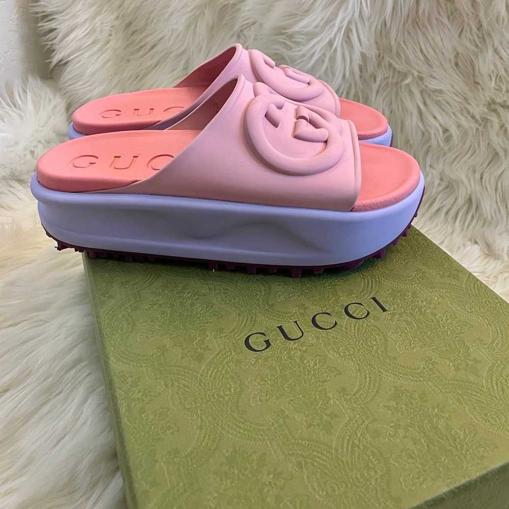 Gucci Slide Sandal Platforms - image 2