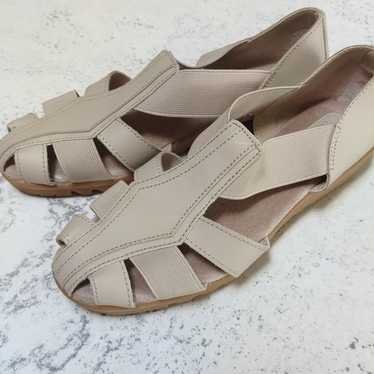 Vintage 1990s I love Comfort fisherman sandals si… - image 1