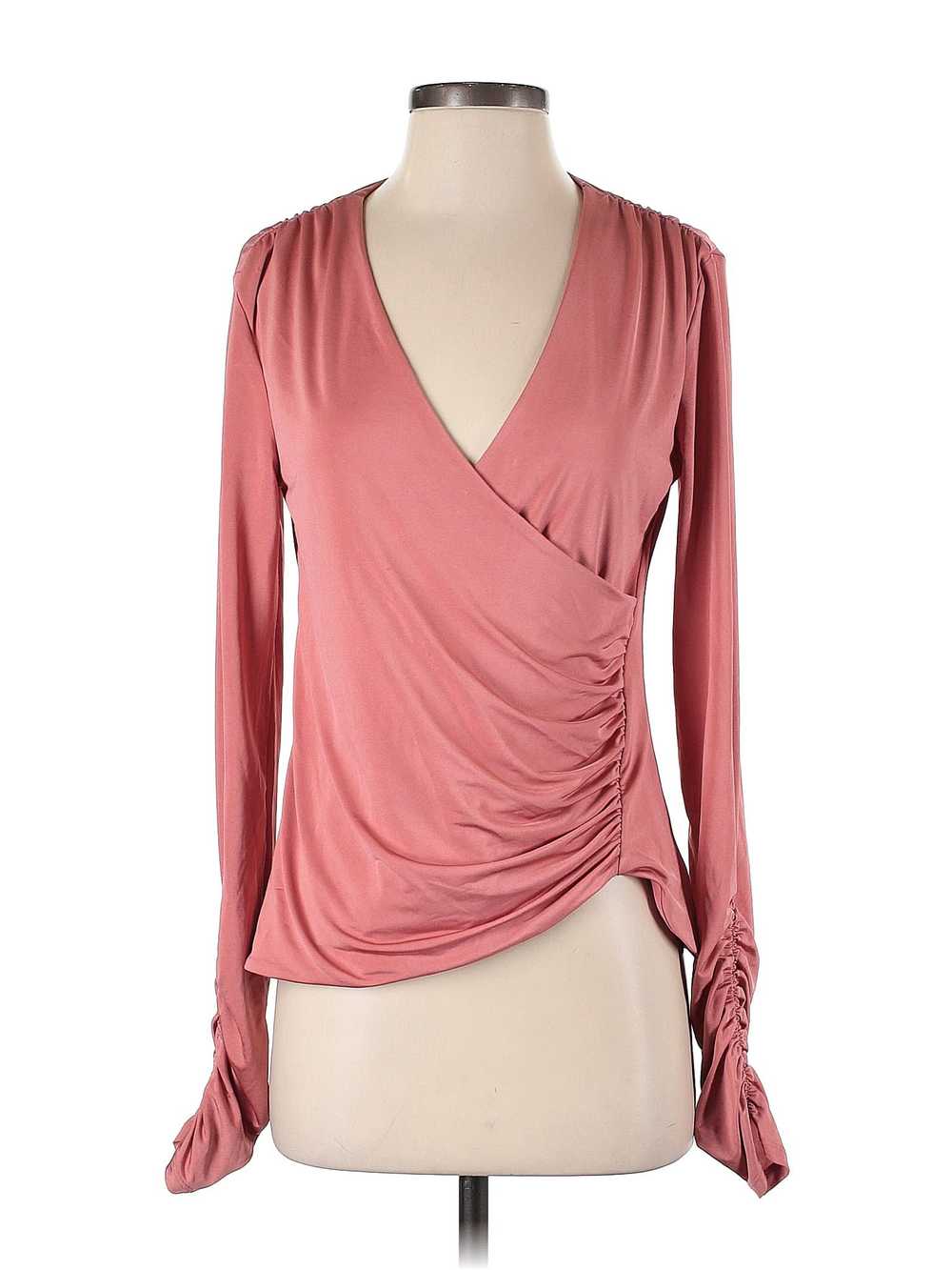 Express Women Pink Long Sleeve Top S - image 1