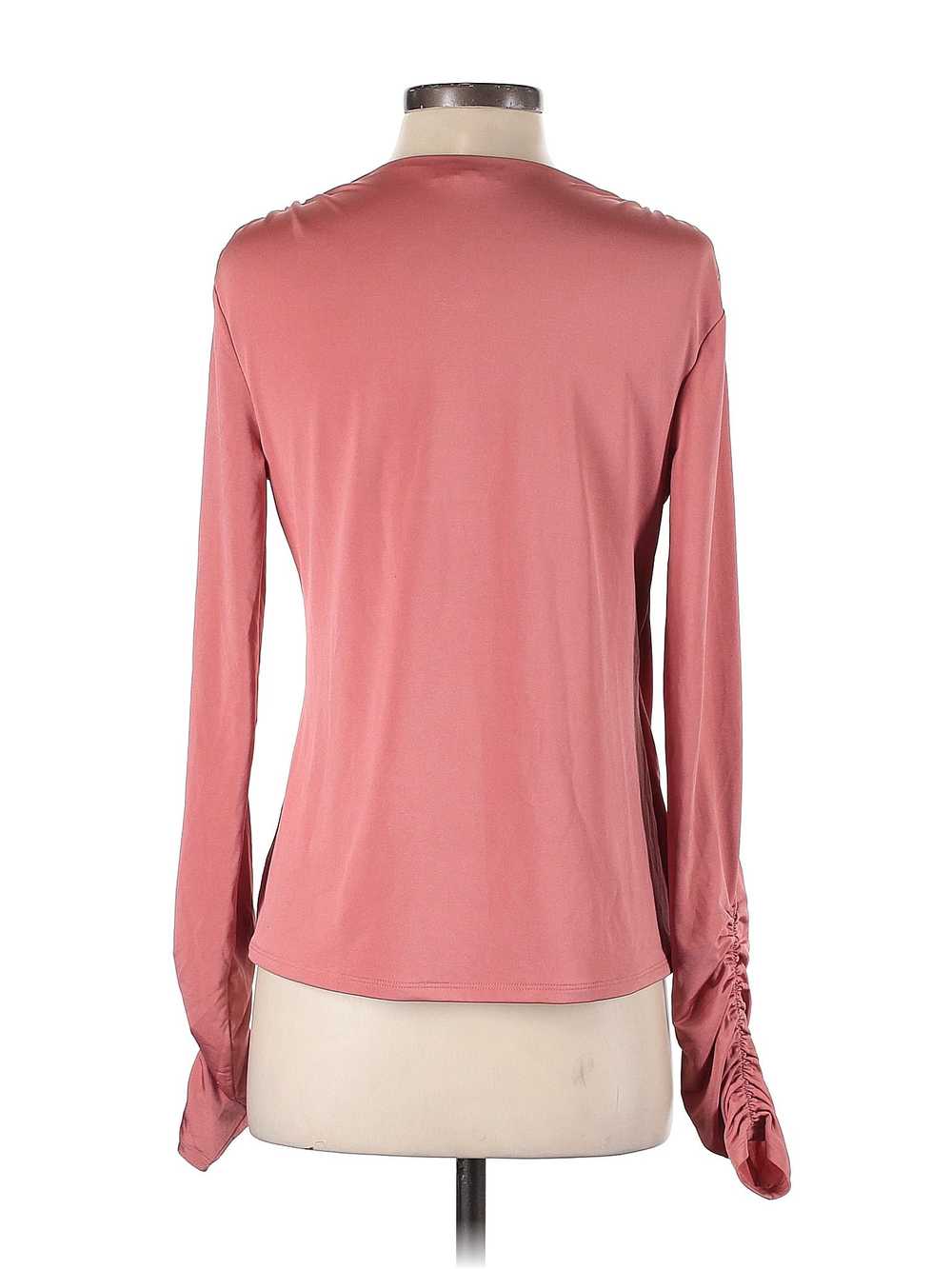 Express Women Pink Long Sleeve Top S - image 2