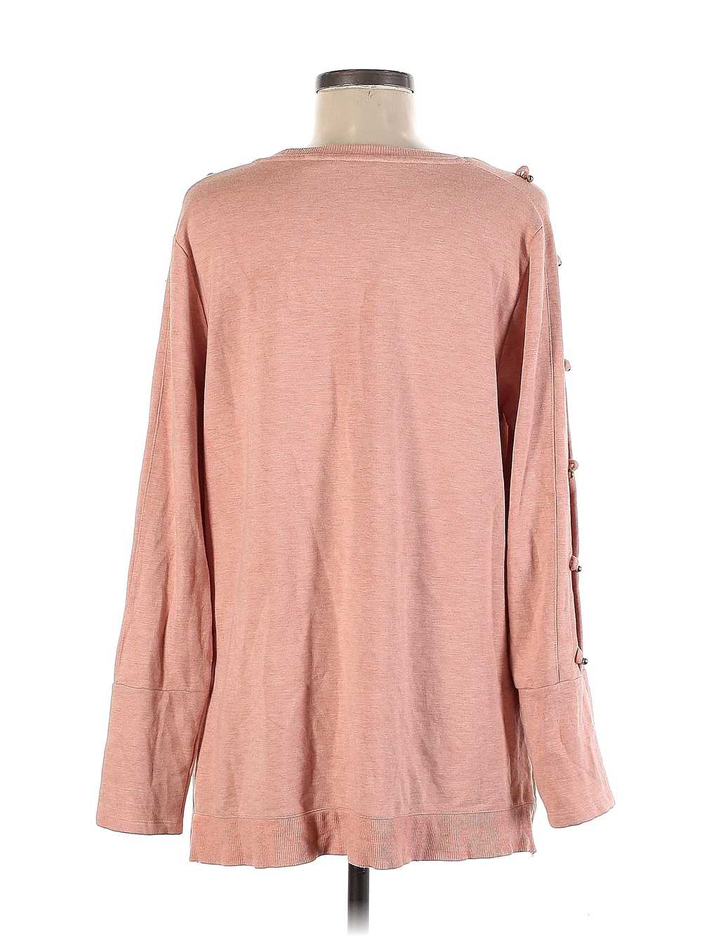 Soft Surroundings Women Pink Pullover Sweater M - image 2