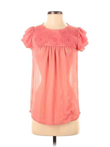 BCBGeneration Women Pink Short Sleeve Blouse XS