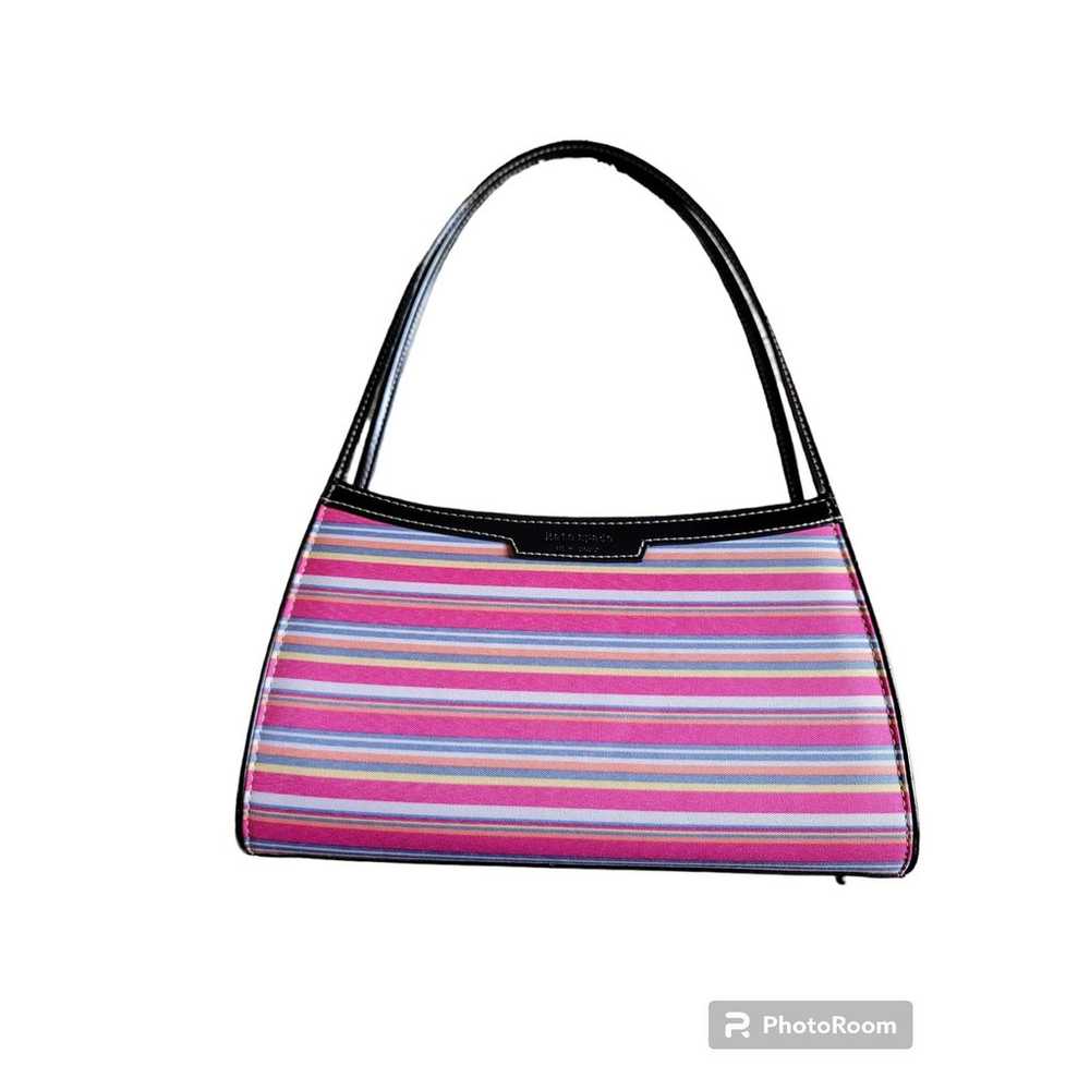 Kate Spade Pink Multicolored Striped Bag - image 1