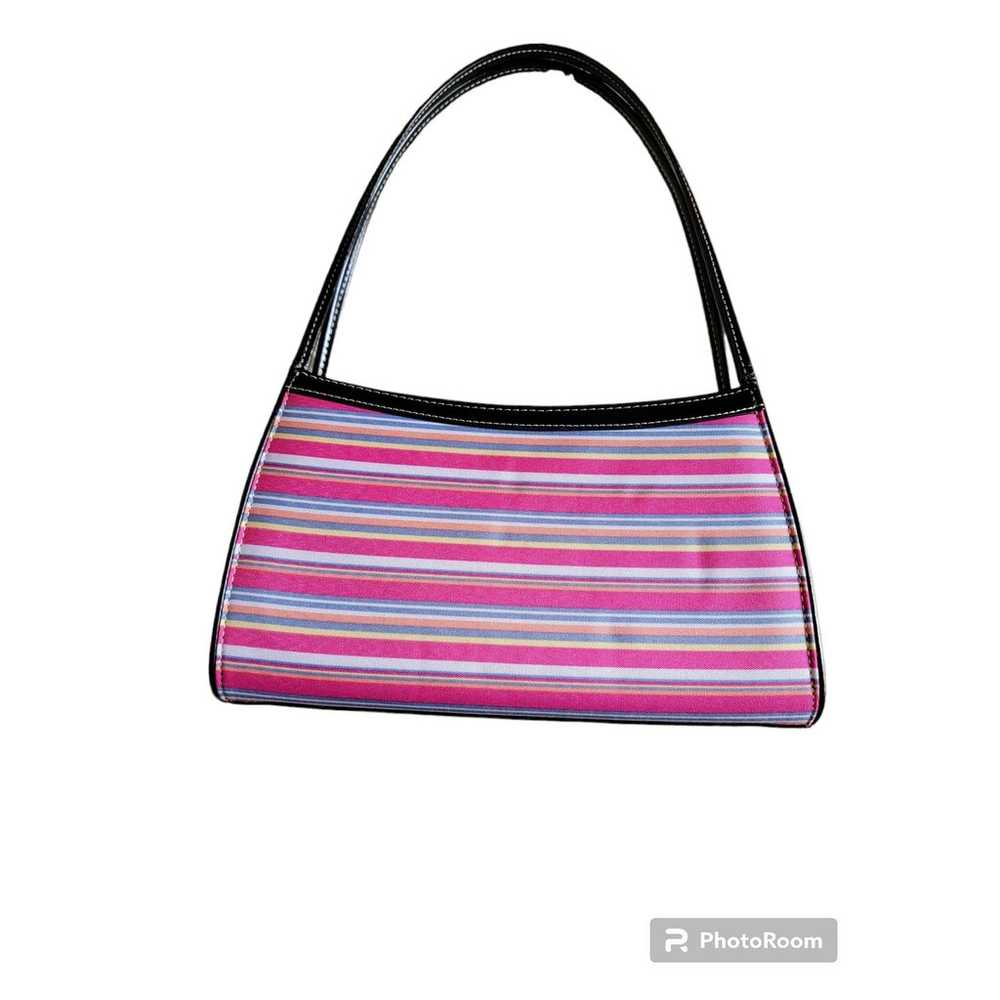 Kate Spade Pink Multicolored Striped Bag - image 2