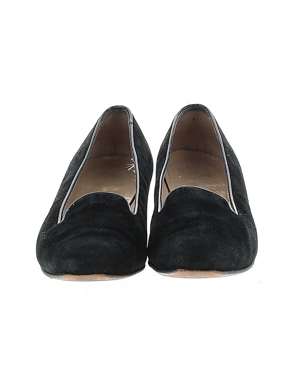 Salvatore Ferragamo Women Black Suede Flats 6 - image 2